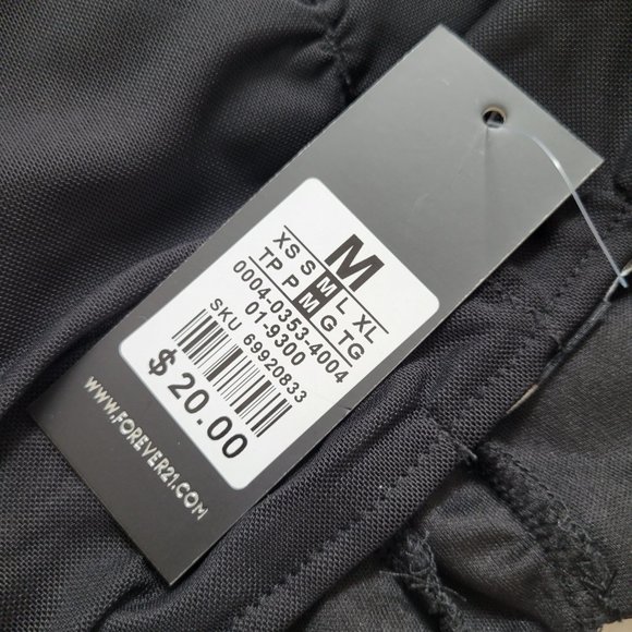 NWT black cropped corset top forever21 - Picture 11 of 11